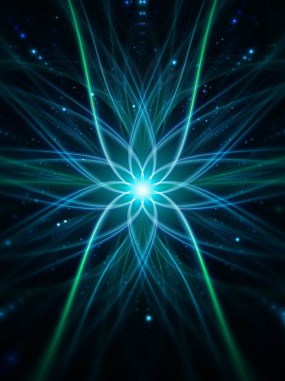 Fractal flame art: Glorious Vacuum