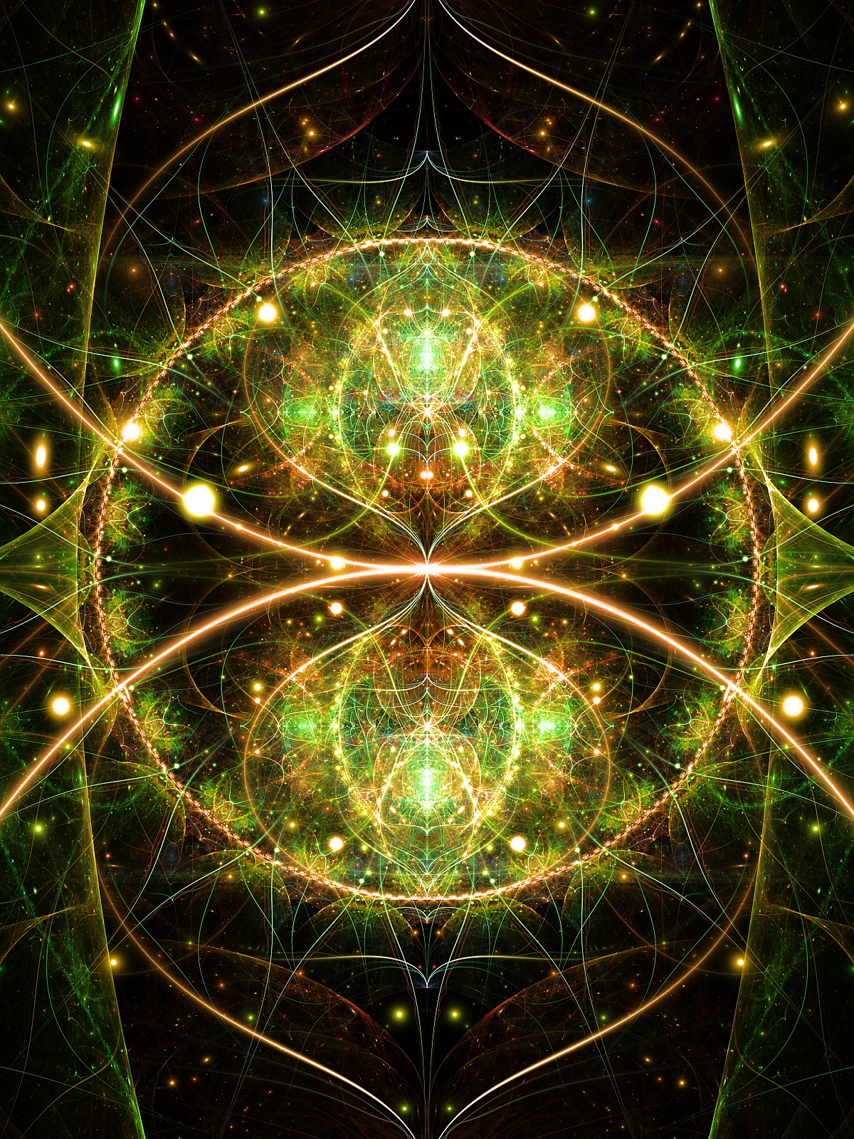 Fractal art: Pinecone Hourglass