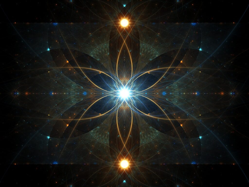fractal flame artwork, spiritual art print