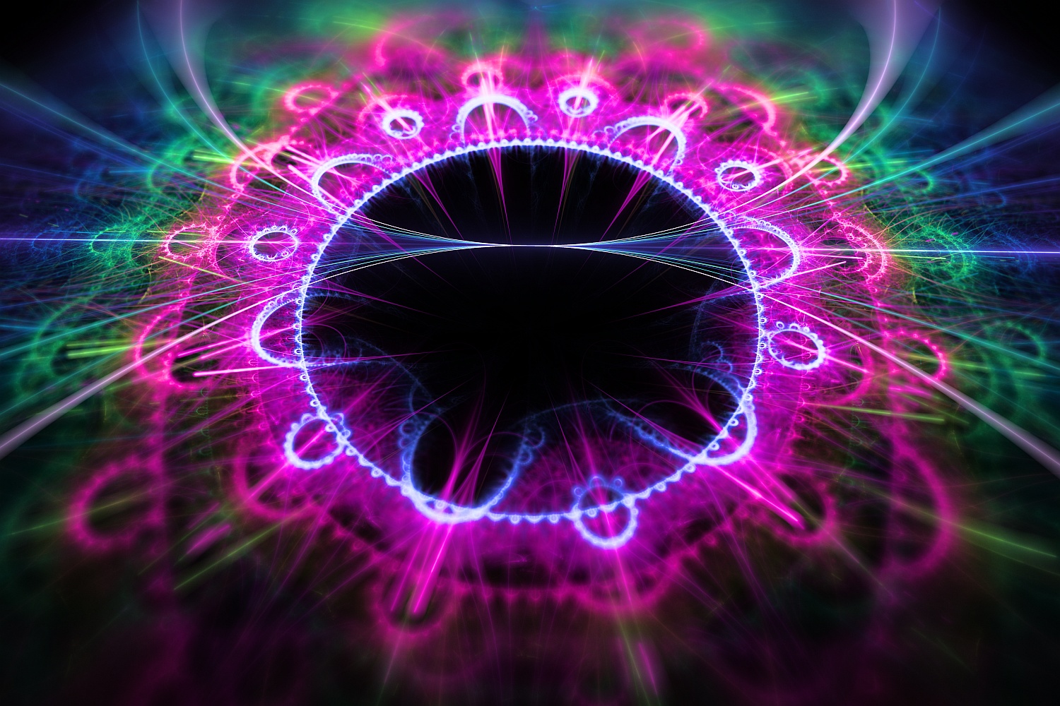 Fractal flame art: Beautiful Escapism