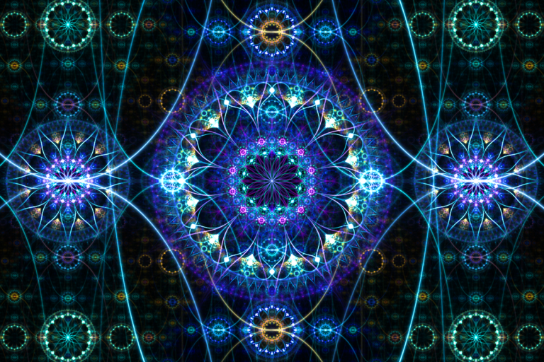 Fractal flame art: Constellation Magna