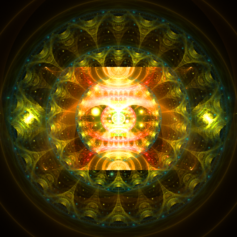 Fractal flame art: Enclose – Refresh