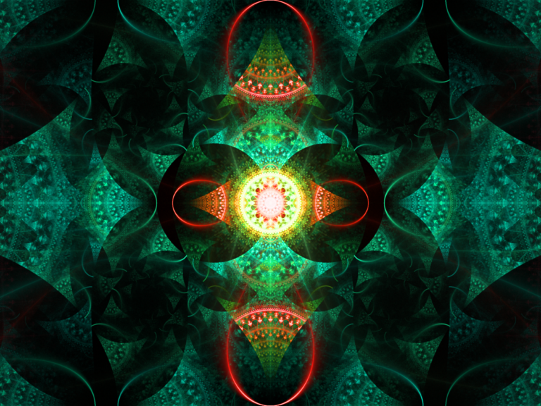Fractal flame art: In The Arms Of Nature