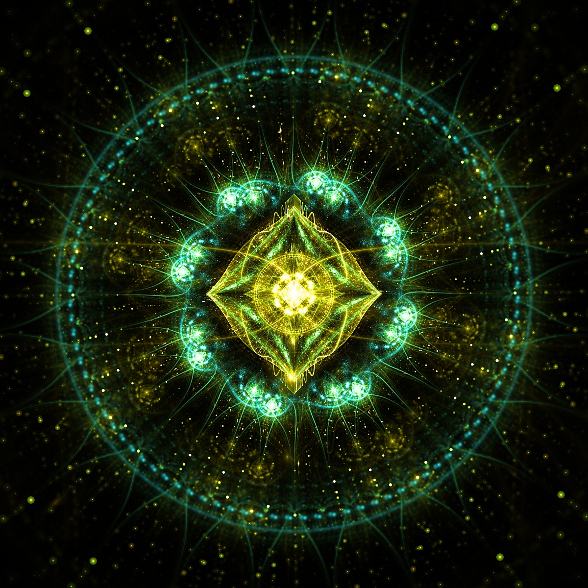 Fractal flame art: Wealth