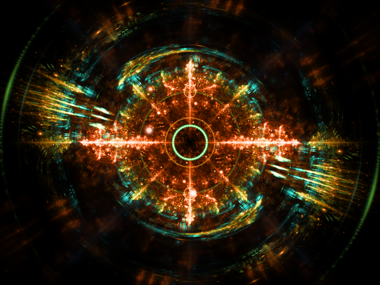 Fractal flame art: Deep Space Pulse
