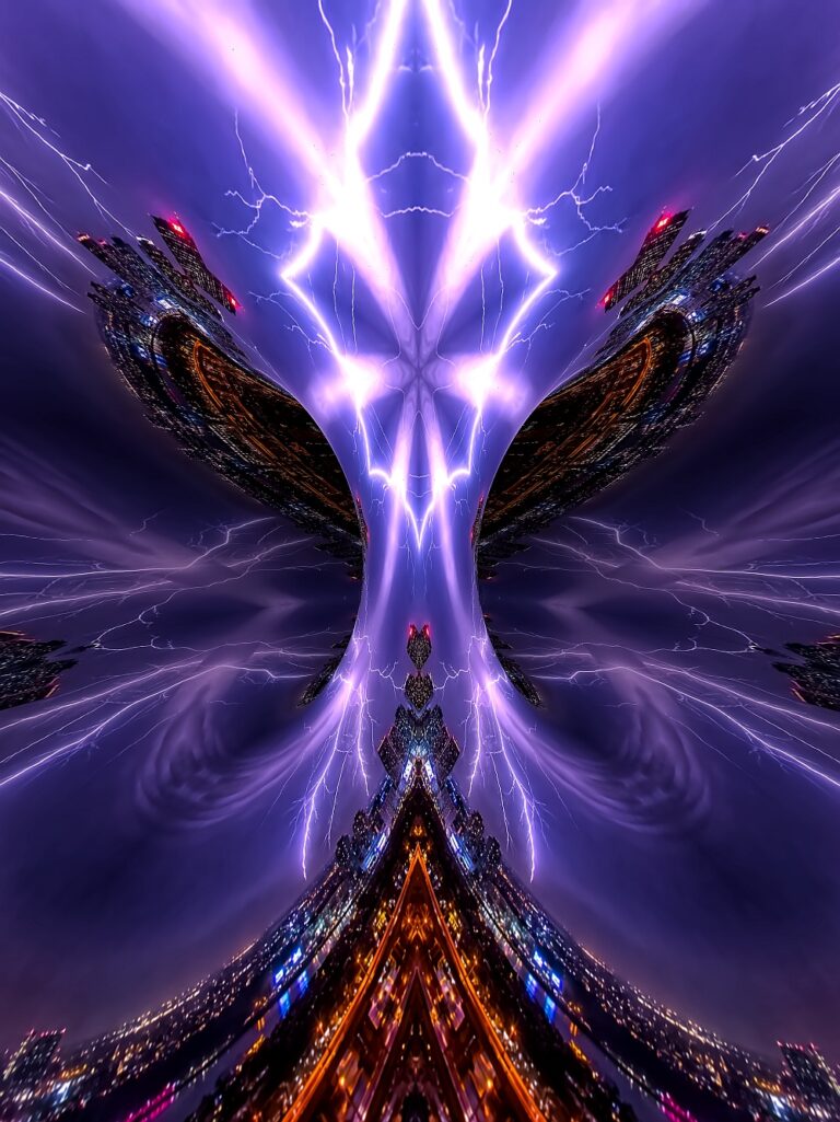 Digital art: Over The Night City