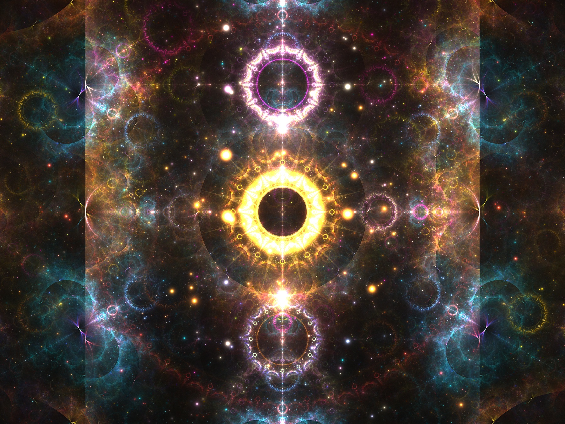 Cosmic Fractal Artwork: Stargate Opens